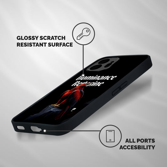 Dominance Eagle Shockproof Hybrid Protection (Metal + TPU) Back Case Cover