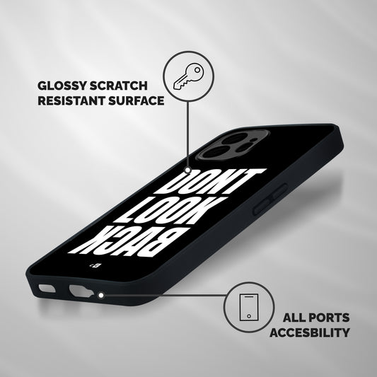 Dont Look Back Shockproof Hybrid Protection (Metal + TPU) Back Case Cover