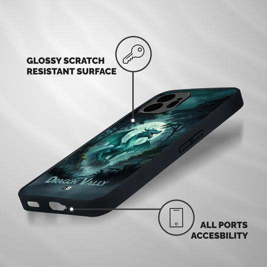 Dragon Valley Shockproof Hybrid Protection (Metal + TPU) Back Case Cover