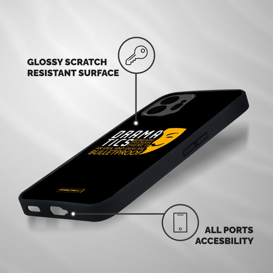 Dramatics Shockproof Hybrid Protection (Metal + TPU) Back Case Cover