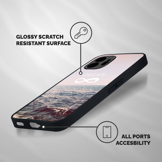 Dream Infinity Shockproof Hybrid Protection (Metal + TPU) Back Case Cover