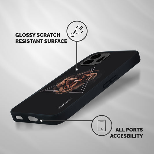 Dusty Rose Shockproof Hybrid Protection (Metal + TPU) Back Case Cover