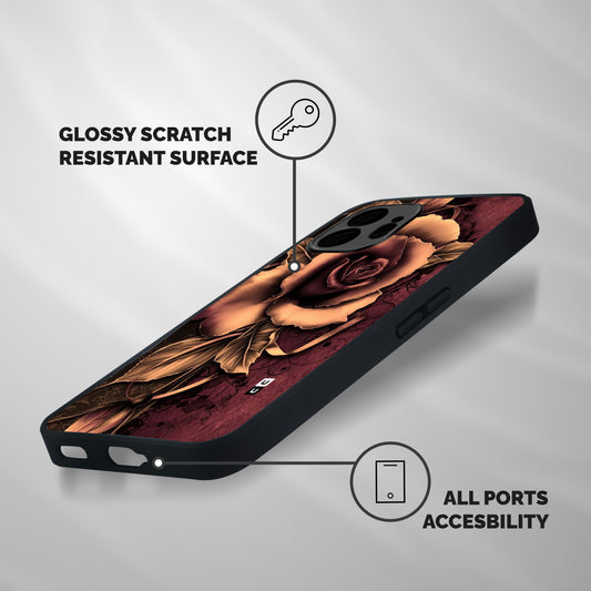 Elite Artsy Shockproof Hybrid Protection (Metal + TPU) Back Case Cover