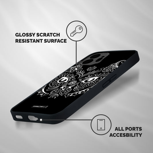 Ethnic Cat Design Shockproof Hybrid Protection (Metal + TPU) Back Case Cover