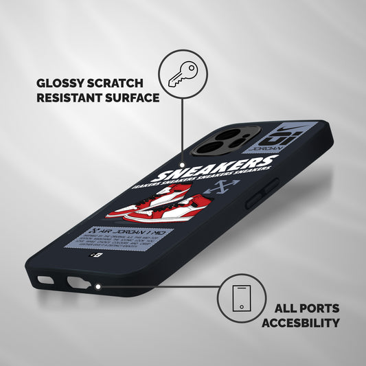 Fantastic Air Shoes Shockproof Hybrid Protection (Metal + TPU) Back Case Cover