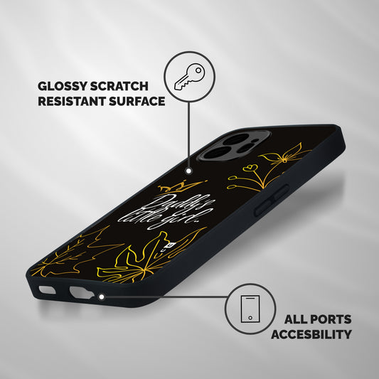 Favorite Little Girl Shockproof Hybrid Protection (Metal + TPU) Back Case Cover