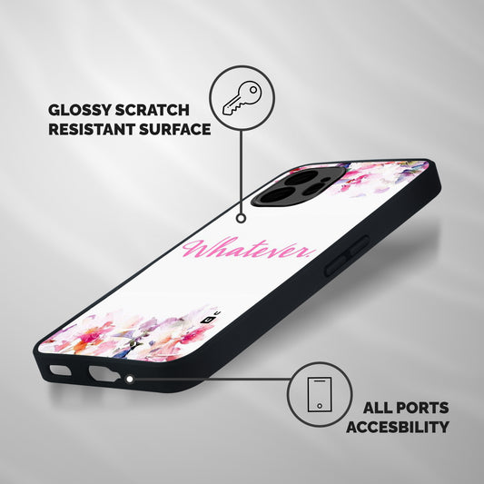 Flower Whatever Shockproof Hybrid Protection (Metal + TPU) Back Case Cover