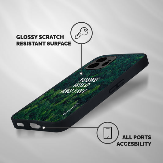 Forest Wanderlust Shockproof Hybrid Protection (Metal + TPU) Back Case Cover