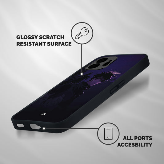 Fushiguro Demon Crows Shockproof Hybrid Protection (Metal + TPU) Back Case Cover