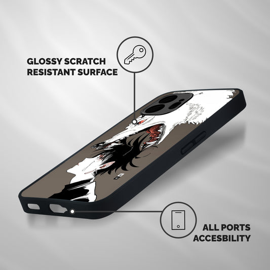 Fushiguro Demon Dog Shockproof Hybrid Protection (Metal + TPU) Back Case Cover