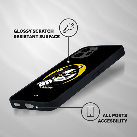 Gaming Panda Shockproof Hybrid Protection (Metal + TPU) Back Case Cover