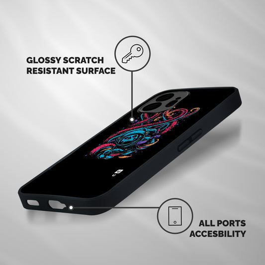 Ghost Tails Shockproof Hybrid Protection (Metal + TPU) Back Case Cover