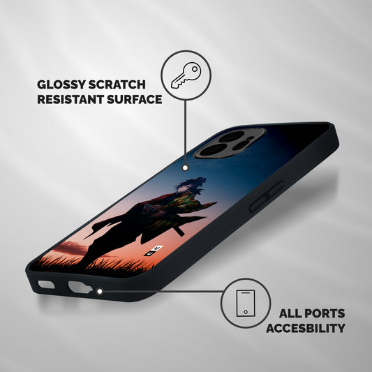 Giyu Tomioka Stance Shockproof Hybrid Protection (Metal + TPU) Back Case Cover