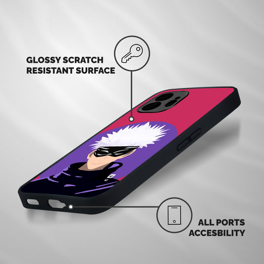 Gojo Lives Shockproof Hybrid Protection (Metal + TPU) Back Case Cover
