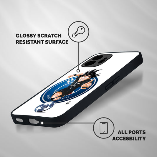 Goku Playing Goku Shockproof Hybrid Protection (Metal + TPU) Back Case Cover