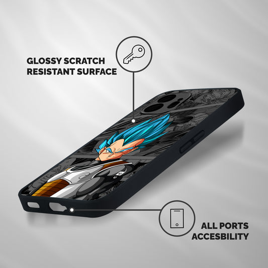 Goku Vegeta Art Shockproof Hybrid Protection (Metal + TPU) Back Case Cover