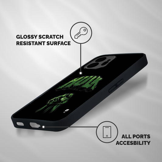 Green Punch Shockproof Hybrid Protection (Metal + TPU) Back Case Cover