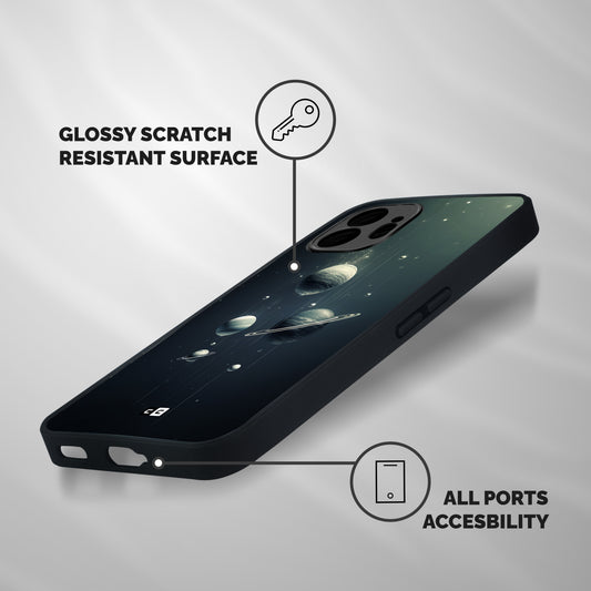 Hanging Planets Shockproof Hybrid Protection (Metal + TPU) Back Case Cover