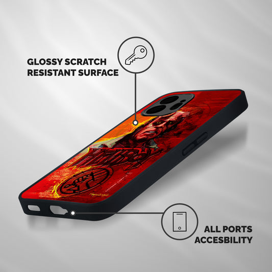 Hellboy Artwork Shockproof Hybrid Protection (Metal + TPU) Back Case Cover