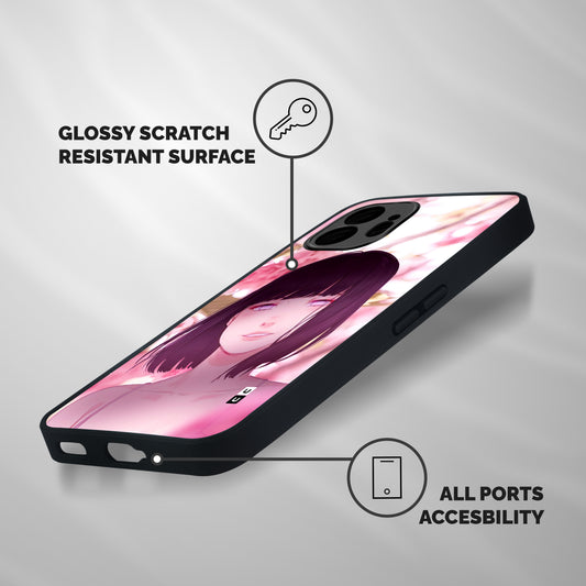 Hinata Floral Shockproof Hybrid Protection (Metal + TPU) Back Case Cover