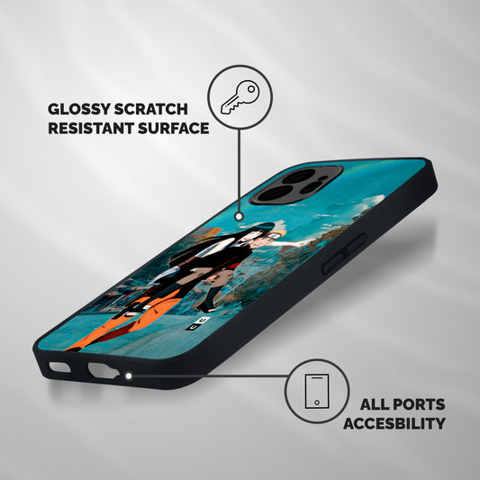 Hinata Hop Rain Shockproof Hybrid Protection (Metal + TPU) Back Case Cover