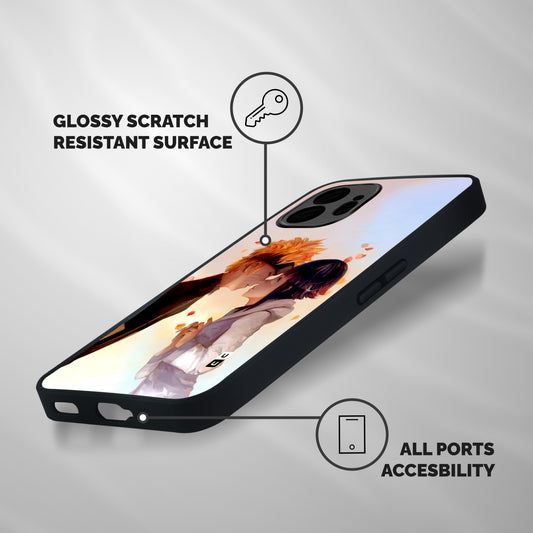 Hinata Kunik Shockproof Hybrid Protection (Metal + TPU) Back Case Cover