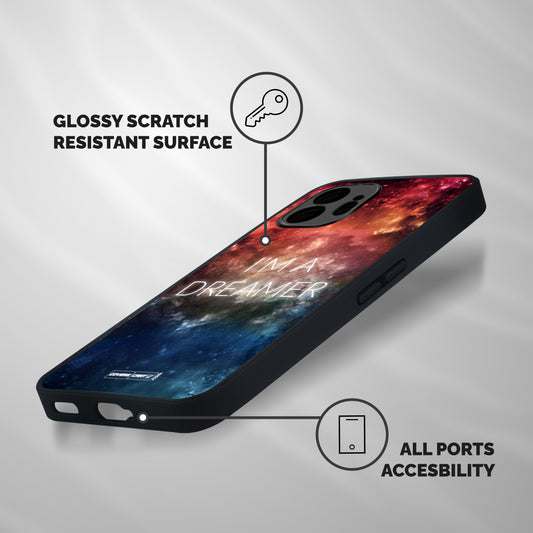 I am a Dreamer Shockproof Hybrid Protection (Metal + TPU) Back Case Cover