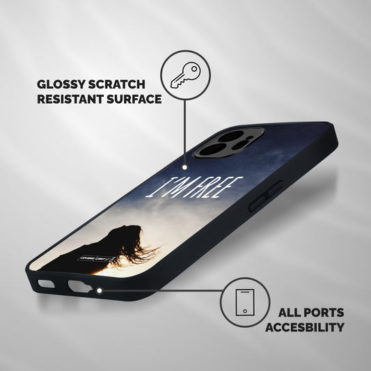 I m Free Shockproof Hybrid Protection (Metal + TPU) Back Case Cover