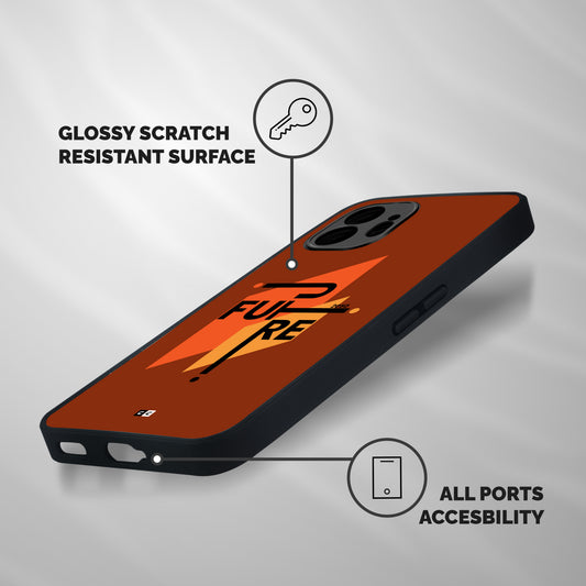 illustrative Future Shockproof Hybrid Protection (Metal + TPU) Back Case Cover