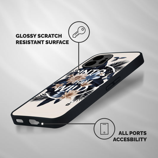 Into The Wild Blue Shockproof Hybrid Protection (Metal + TPU) Back Case Cover