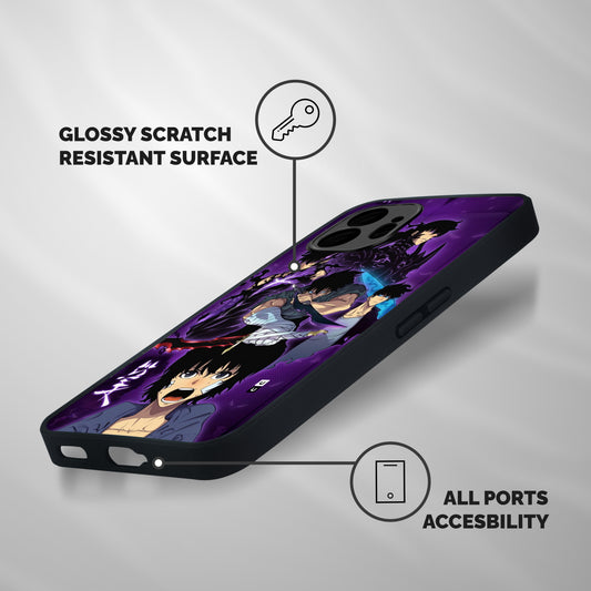Jinwoo Sung Stance Shockproof Hybrid Protection (Metal + TPU) Back Case Cover