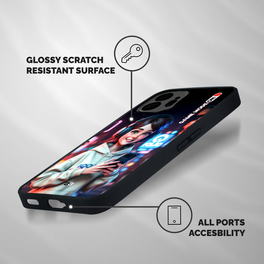 Lets Play Shockproof Hybrid Protection (Metal + TPU) Back Case Cover