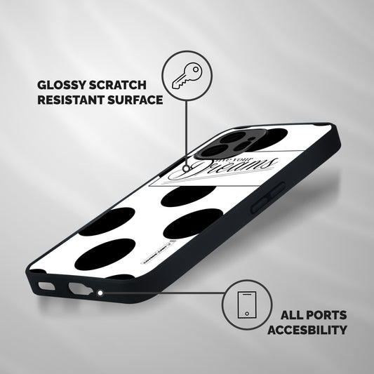 Live Your Dreams Shockproof Hybrid Protection (Metal + TPU) Back Case Cover