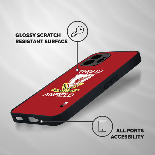 LiverPool Anfield Shockproof Hybrid Protection (Metal + TPU) Back Case Cover