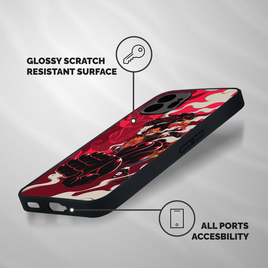 Luffy Gear Fourth Shockproof Hybrid Protection (Metal + TPU) Back Case Cover