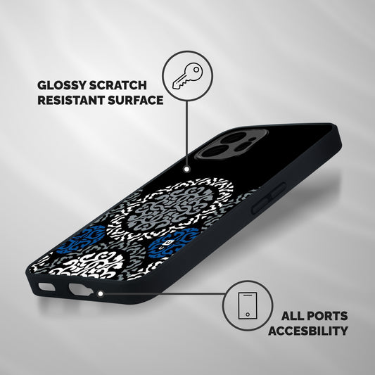 Mandala Circle Pattern Shockproof Hybrid Protection (Metal + TPU) Back Case Cover