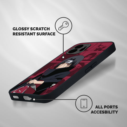Mang Itachi Shockproof Hybrid Protection (Metal + TPU) Back Case Cover