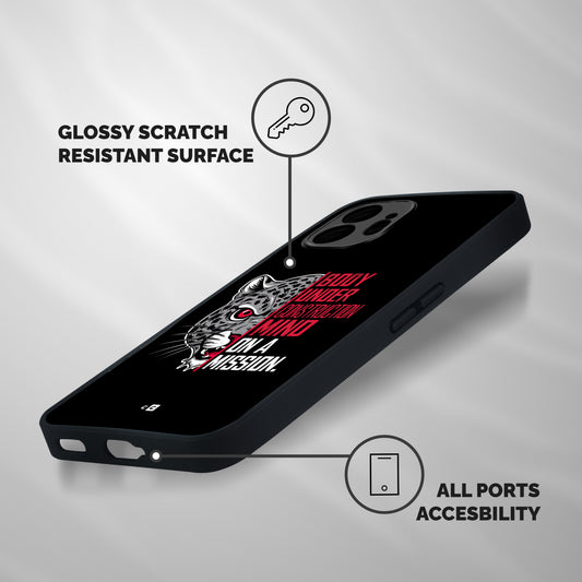 Mind On A Mission Shockproof Hybrid Protection (Metal + TPU) Back Case Cover