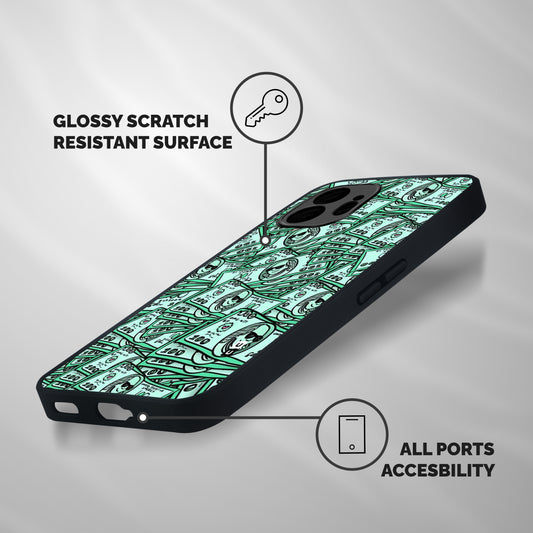 Money Swag Shockproof Hybrid Protection (Metal + TPU) Back Case Cover