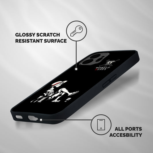 Monkey Luffy Shockproof Hybrid Protection (Metal + TPU) Back Case Cover