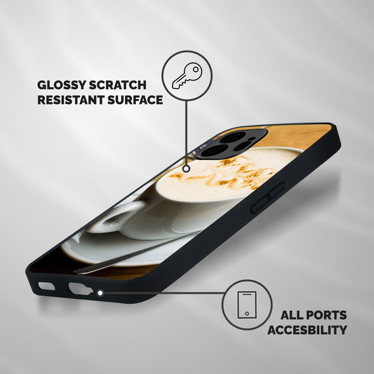 Morning Coffee Shockproof Hybrid Protection (Metal + TPU) Back Case Cover
