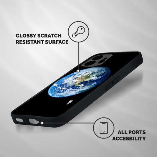 Mother Earth Shockproof Hybrid Protection (Metal + TPU) Back Case Cover
