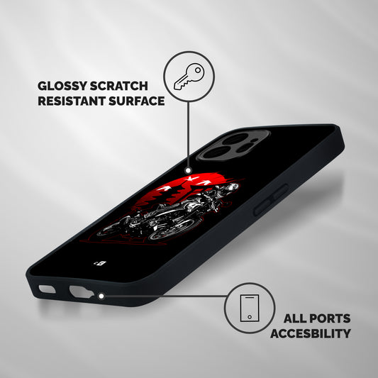 Moto Lean Shockproof Hybrid Protection (Metal + TPU) Back Case Cover