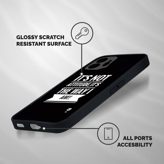 My Attitude Shockproof Hybrid Protection (Metal + TPU) Back Case Cover