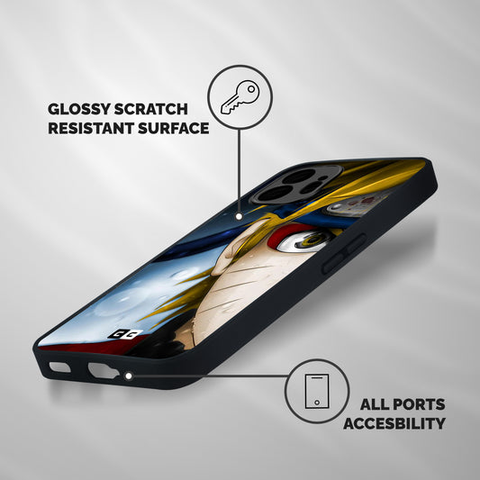 Naruto Facing Shockproof Hybrid Protection (Metal + TPU) Back Case Cover