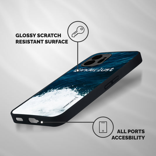 Ocean Wanderlust Shockproof Hybrid Protection (Metal + TPU) Back Case Cover