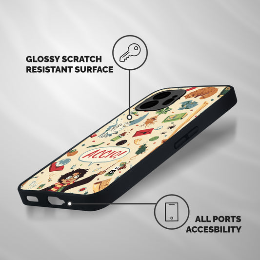 Owl Letter Shockproof Hybrid Protection (Metal + TPU) Back Case Cover