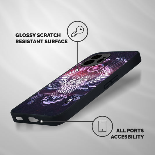 Owl Quirk Swag Shockproof Hybrid Protection (Metal + TPU) Back Case Cover