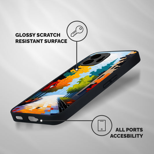Paper Street Shockproof Hybrid Protection (Metal + TPU) Back Case Cover