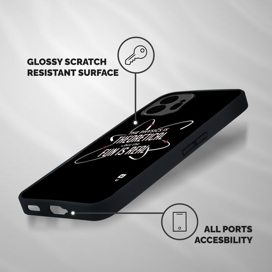 Physics Theoretical Fun Real Shockproof Hybrid Protection (Metal + TPU) Back Case Cover